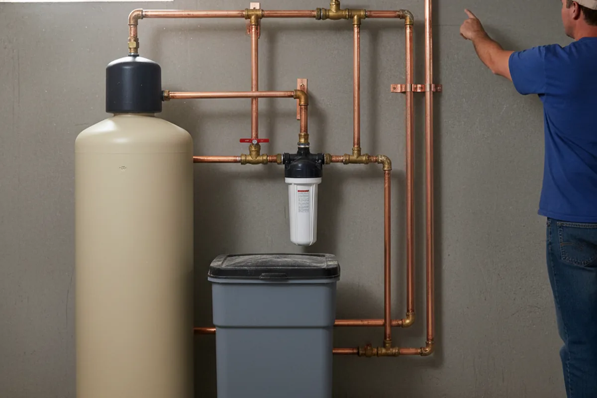 Whole-house water treatment system installed in Cedar Crest